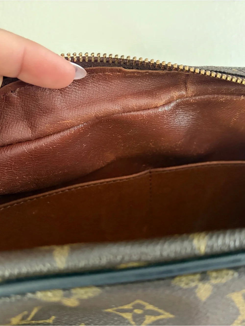 Louis Vuitton Brown & Black Monogram Messenger Bag